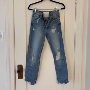 MOTHER DENIM The Tomcat Ankle Quite Contrary